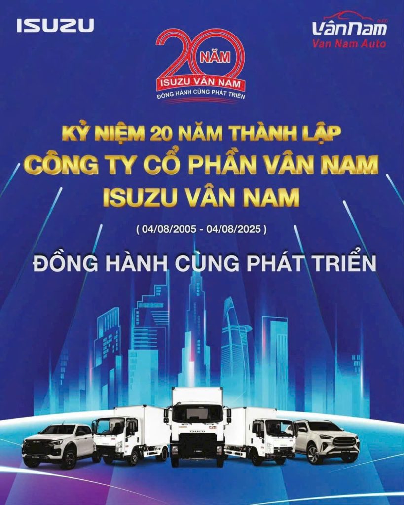Kỷ niệm 20 năm ngày thành lập Isuzu Vân Nam