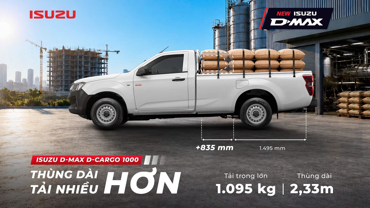 Bán tải D-MAX D-CARGO 1000